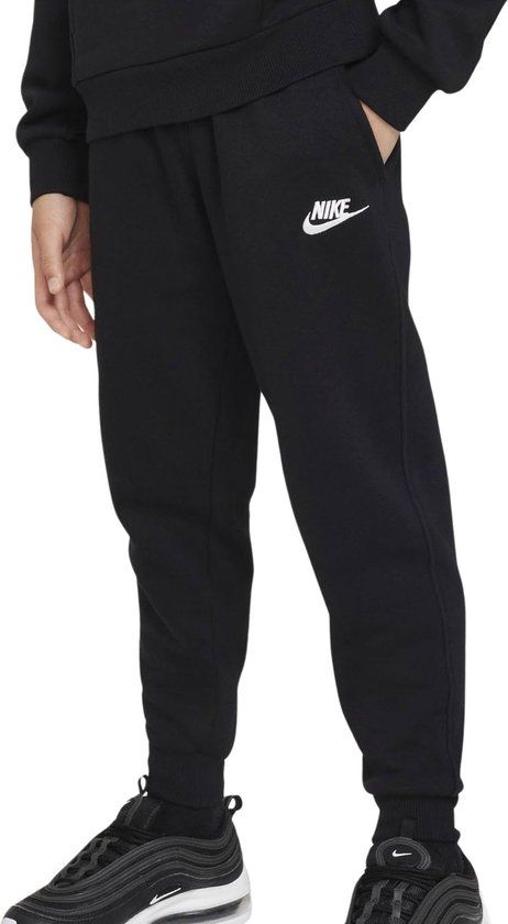 Nike Sportswear Fleece Kids Joggingbroek Zwart Maat 152 Unisex