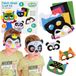 Woopie Art&fun Set créative de masques en feutre, bricolage, 4 pièces.