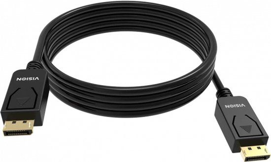 Vision Displayport-kabel Zwart 2 m