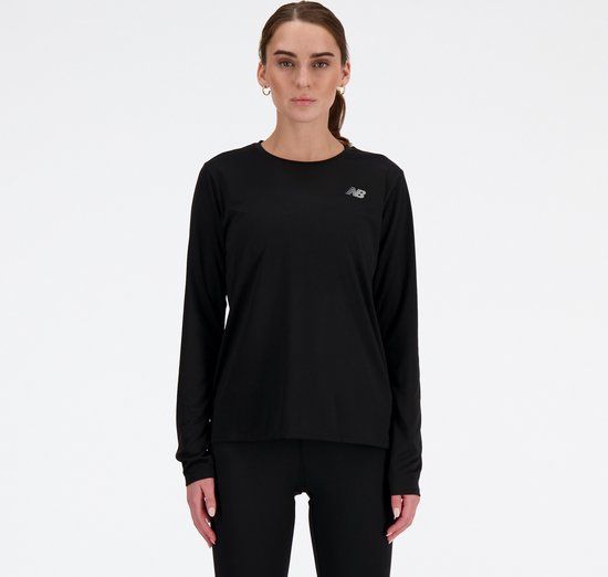 New Balance Long Sleeve Sportshirt - Women - Black - Size M