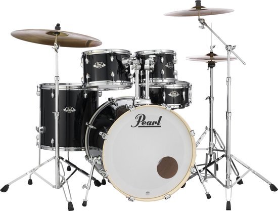 Pearl EXX 725 SBRC 31 Export Jet Black drumstel incl