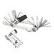Topeak Uniseks gereedschapsset voor volwassenen, mini-vouwgereedschap 20 Pro, zilver, 23 functies