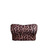 Zizzi CAANNE voorgevormde strapless bandeau bikinitop bruin