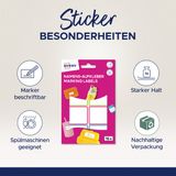 Avery Naamstickers, Folie, 48 x 70 mm, Gekleurd kader