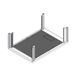 SCHROFF Novastar voetplaat, Heavy-Duty, 553W 600D