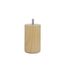 La Fabrique de Pieds Set van 4 bedpoten, hout, licht gelakt, 10 x 6 x 6 cm