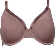 After Eden Bia - Voorgevormde Beugel BH met satijn - Dames - Taupe - Maat 80D