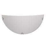 WatioWave Witte halve maan wandlamp 1 x E27