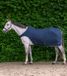 Waldhausen Economic Molton de couverture de séchage - Cheval - Couverture de séchage - Molton - Bleu nuit - 125 - 4 saisons - Non imperméable