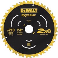 DEWALT DT20432-QZ Cirkelzaagblad 210 x 30 x 2.4 mm Aantal tanden: 24 1 stuk(s)