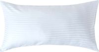Homescapes Satijn Streep Katoen Kussensloop 50x90 cm – Wit – 100% Egyptisch Katoen – Draaddichtheid 330