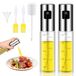 KOOSREEL Keukenoliespray, 2 stuks, 100 ml, Air Fryer Oil Spray, keukenolie, voor levensmiddelen en luchtfriteuse, anti-druppel, geschikt voor barbecue en grillen