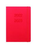Letts Memo A5 Academisch 22.23 Dag naar een pagina met afspraken Dagboek - rood