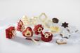 GSD Linzer koekjessnijder set van 12 met uitwerper