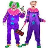 W WIDMANN MILANO Party Fashion - Kostuum ruimtehorror clown, overall, killer clown, Halloween