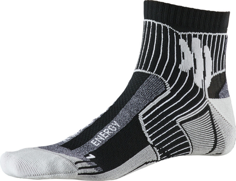 X-SOCKS Marathon Energy Hardloopsokken Heren, black/anthracite print