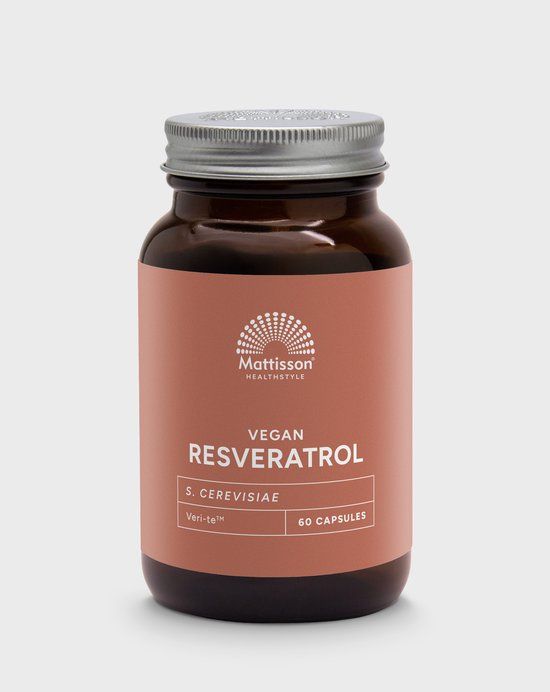 Mattisson HealthStyle Mattisson Resveratrol 98% Veri-te™ 125 mg Polyfenolen Supplement 60 Capsules