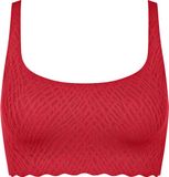 Sloggi ZERO Feel Bliss Festive Top Dames Beha - ROOD