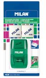 Milaan Milan BYM10140 Compacte puntenslijper + 2 reservemuts, wit, klein
