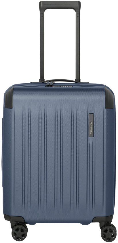 Travelite Dynamiic - 4-wielige cabine-trolley S 55 cm uitgebreid (denimblauw)
