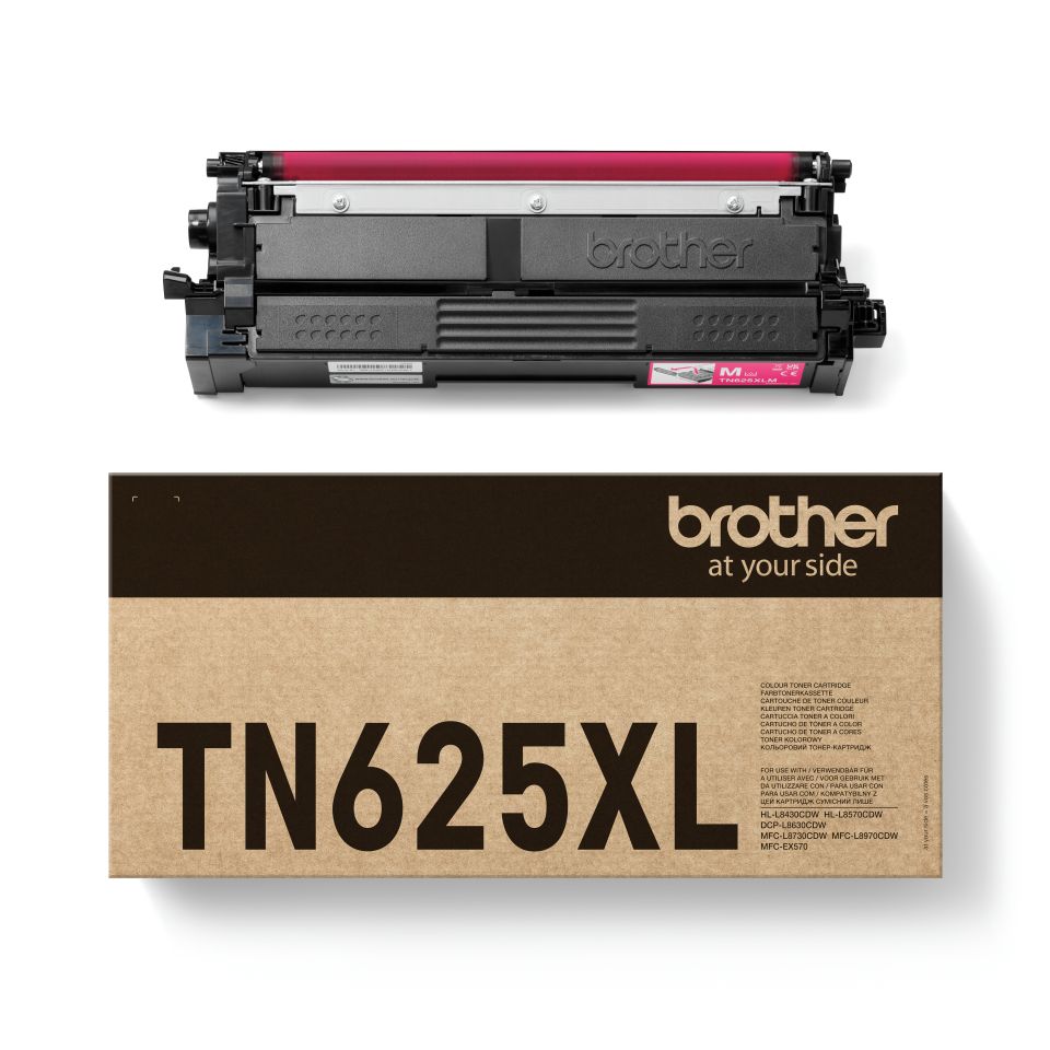 Brother TN-625XLM Tonercartridge Magenta Hoge Capaciteit Origineel