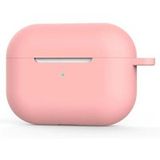 Techsuit Silicone hoesje voor Apple AirPods 4, Donkerroze