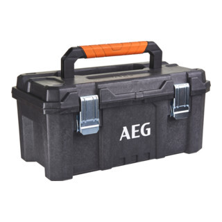 AEG AEG gereedschapskoffer 21,5 L inhoud, Waterdicht, Gemaakt van duurzaam PP, Metalen sluitingen, Aantal:1