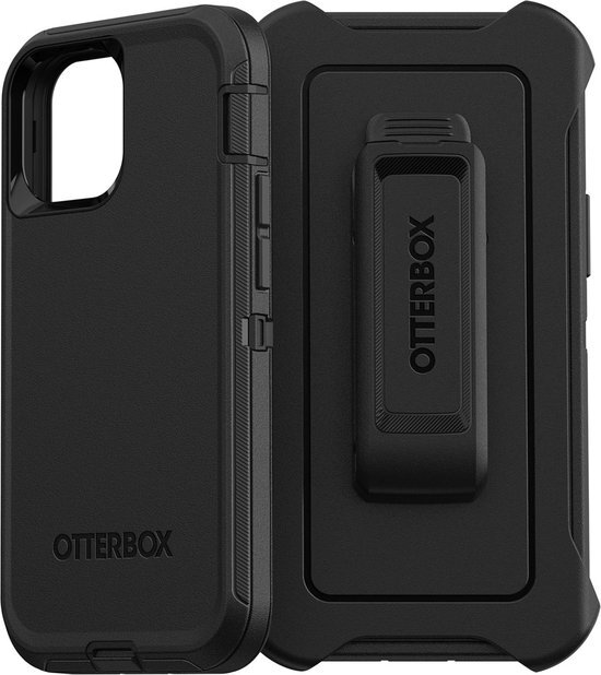 OtterBox Defender hoesje voor Apple iPhone 13 mini - Zwart zwart