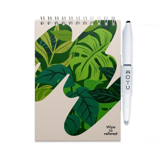 MOYU Uitwisbaar Schrijfblok A6 - Sandy Jungle - Hardcover