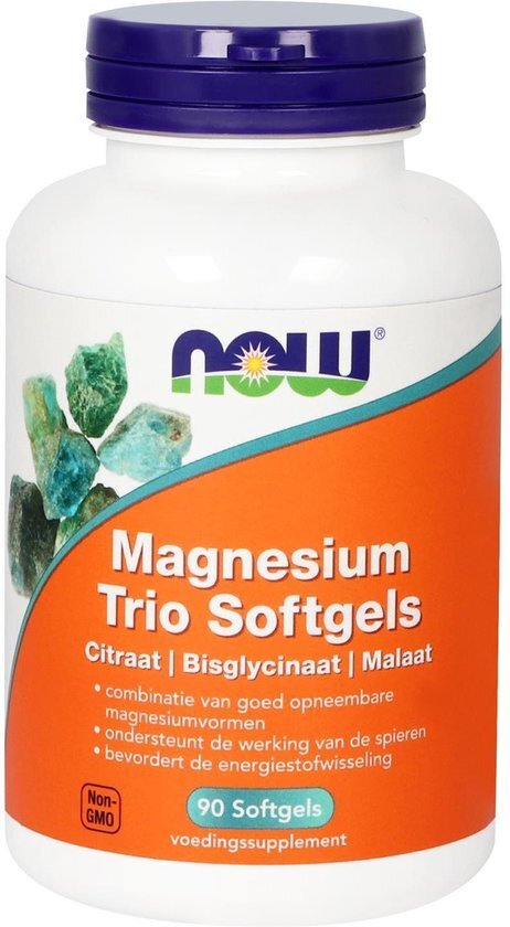 NOW Magnesium Trio Softgels 90st