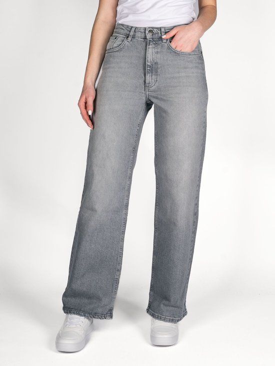 ONLY ONLJUICY HW WIDE LEG REA707 DNM NOO Jeans - Medium Grey - W26/L30