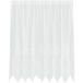 Rideau en dentelle floral blanc 160 x 200 cm Polyester