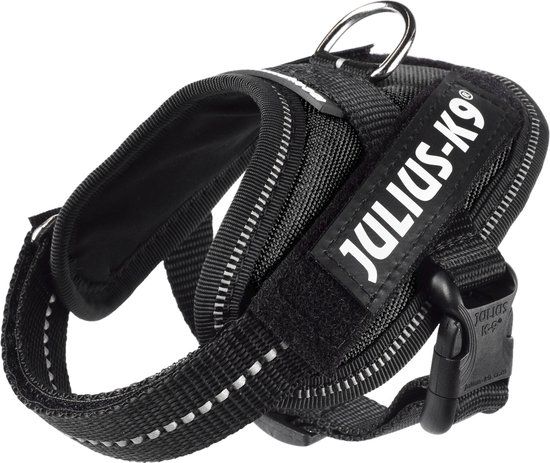 Julius-K9 IDC Powertuig Hondentuig - Baby 1 - XXXS - Zwart