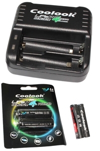 Coolook Coolook AA / 14500 universele oplader inclusief 2 batterijen