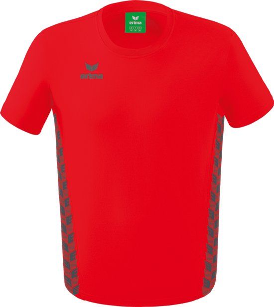 Erima Essential Team T-Shirt Kinderen - Rood / Slate Grey - Maat 152
