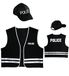 W WIDMANN MILANO Party Fashion - Politieagent-kostuumset, vest, muts, maskerade, carnaval