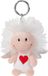 Nici Porte-clés Ange Gardien Junior 7 cm Peluche Beige/rouge