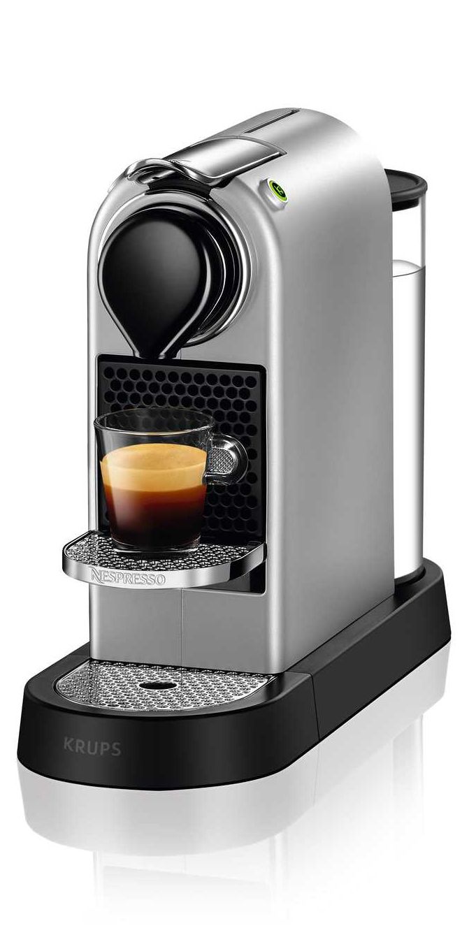 Krups Nespresso Citiz XN741B - Koffiecupmachine - Zilver