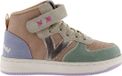 Victoria Tiempo Hoge sneakers Kinderen Beige PU/TPU Elastiek/Klittenband/Veters Colorblock