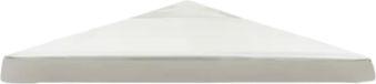 Toit de remplacement pour un pavillon de 3x3 mètres – Toit de tente de réception imperméable en polyester 300D avec revêtement PA – Beige