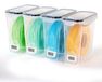 Omgoods - Set van 4 Luchtdichte Filament Opbergdozen met Thermohygrometers