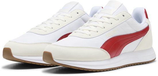 PUMA R78 Lightwind Unisex Sneakers - PUMA White-Candy Apple-Warm White