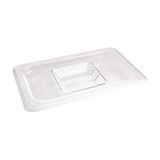 Vogue U247 Polycarbonaat 1/4 Gastronorm Deksel, 265 mm L x 162 mm W, Helder