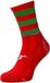 Precision Sportsokken Pro Unisex Nylon Rood/groen Maat 40-44