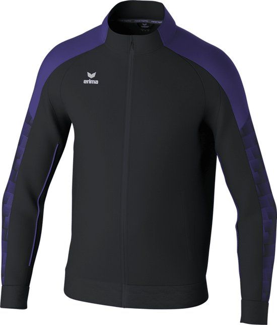 Erima Evo Star Trainingsjack Heren - Zwart / Paars - Maat L