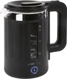 Clatronic WK 3837 G Waterkoker - Glas - Zwart - 1,7 Liter