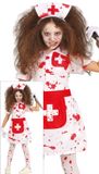 Fiestas Guirca Bloody Nurse meisjes (7-9 jaar) Jumpsuit Polyester Multi