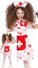 Fiestas Guirca Bloody Nurse meisjes (7-9 jaar) Jumpsuit Polyester Multi