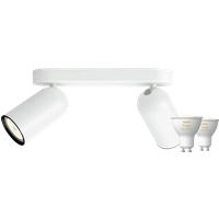 Philips Hue Philips Pongee Opbouwspot - Wit - 2x GU10 - Incl. Hue White Ambiance