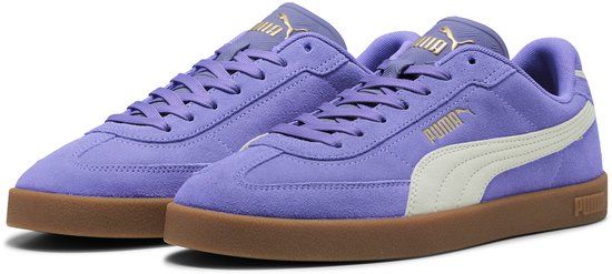 PUMA Puma Club II Era Suede Unisex Sneakers - Dark Amethyst-Sage Frost-PUMA Gold - 38